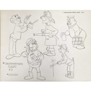 Disney Publication Model Sheet: The Supporting Cast #5