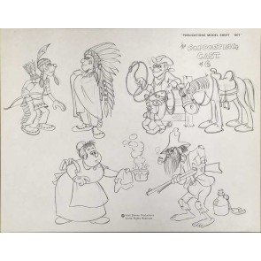Disney Publication Model Sheet: The Supporting Cast #6