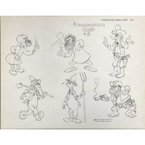 Disney Publication Model Sheet: The Supporting Cast #8