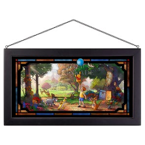 Kinkade Disney Stained Glass Art: Winnie the Pooh II