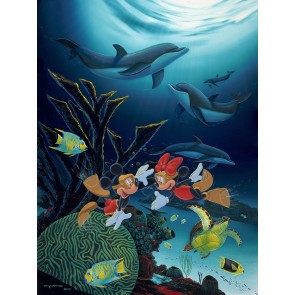 Mickey & Minnie&rsquo;s Coral Reef World by Wyland