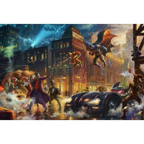 The Dark Knight Saves Gotham City by Thomas Kinkade Studios