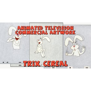 Trix Cereal Commercial Original Production Cels & Drawings