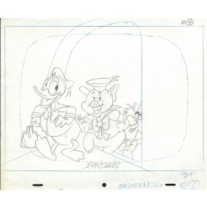 Eastern Airlines Commercial OPD: Donald Duck, Pig & Mad Hatter (17819)