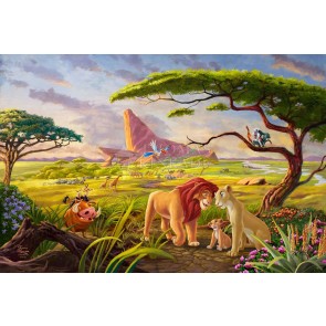 Disney The Lion King Remember Who You Are by Thomas Kinkade Studios