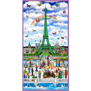 Waking Up In Paris by Charles Fazzino (Artist Proof)
