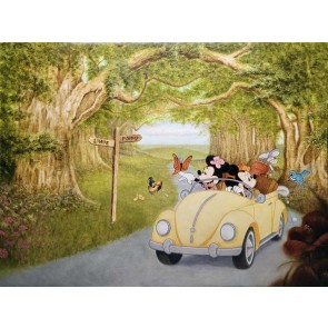 Mickey and Minnie in Kauai by Mike Kupka (Artist Proof)