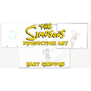 Bart Simpson Original Production Drawings