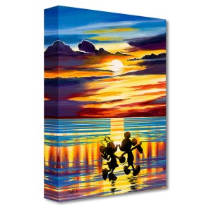 Treasures on Canvas: Sunset Stroll by Stephen Fishwick