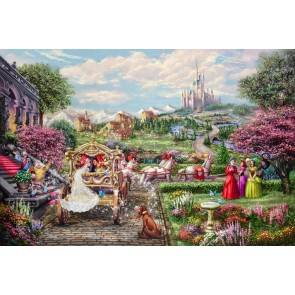 Cinderella Happily Ever After by Thomas Kinkade Studios