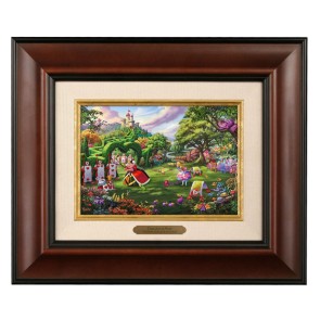 Kinkade Disney Brushworks: Queen of Hearts (Classic Burl Frame)