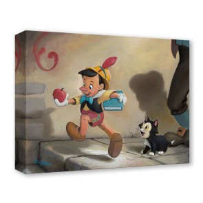 Treasures on Canvas: Off to School by Rob Kaz