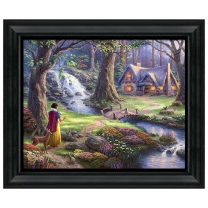 Thomas Kinkade Brushstroke Vignette: Snow White Discovers the Cottage