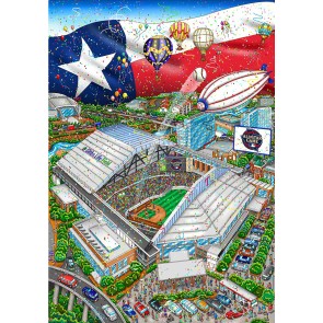 2024 MLB All-Star Game: Arlington by Charles Fazzino