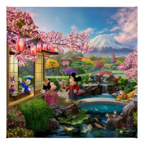 Kinkade Disney Minis: Mickey and Minnie in Japan