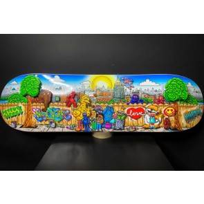 Sesame Street Skateboard by Heather Fazzino (Regular / flat with crystals)