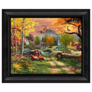 Thomas Kinkade Brushstroke Vignette: The Fox and the Hound