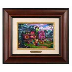 Kinkade Disney Brushworks: Encanto (Classic Burl Frame)