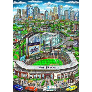 2025 MLB All-Star Game: Atlanta by Charles Fazzino