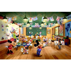 Disney Mickey and Minnie Schoolhouse by Thomas Kinkade Studios