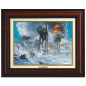 Kinkade Canvas Classics: The Last Holdout (Classic Burl Frame)