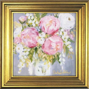 In Love Framed Canvas Print 5x5" by Ashley Salvatori