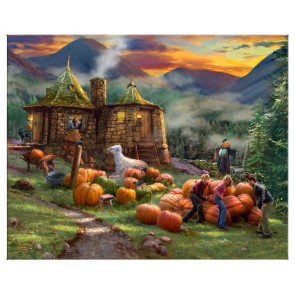 Kinkade 30" x 24" Gallery Wrapped Canvas: Harry Potter Hagrid&rsquo;s Hut
