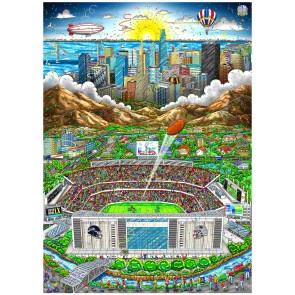 Super Bowl LX: San Francisco by Charles Fazzino