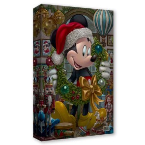 Treasures on Canvas: Christmas Mickey by Jared Franco