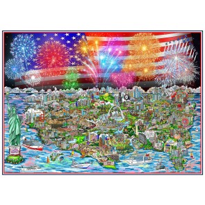 America 250 by Charles Fazzino (Deluxe)