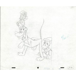 Eastern Airlines Commercial OPD: Jiminy Cricket, Pluto, & Donald Duck (2517)