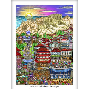Olympic Games, 2004, Athens Greece by Charles Fazzino