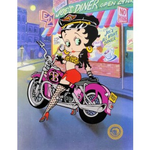 Biker Betty II by Myron Waldman
