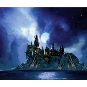 Full Moon at Hogwarts by Jim Salvati