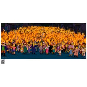 Mob with Torches