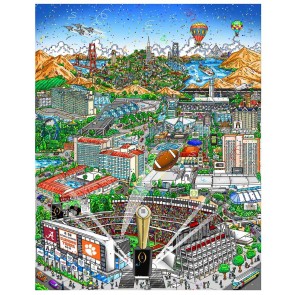 CFP National Championship 2019 by Charles Fazzino