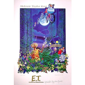 E.T. Poster Hand-Signed by Melanie Taylor Kent