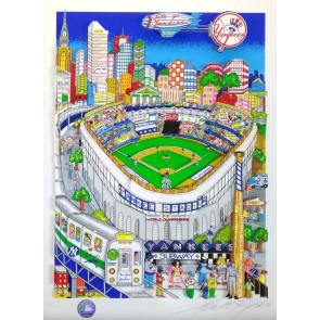 Let's Go Yankees by Charles Fazzino
