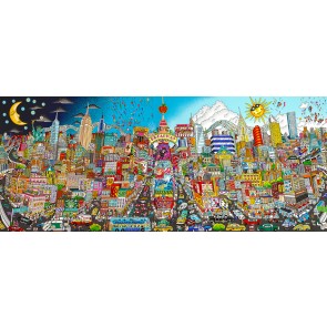 Night or Day... Feel the Rhythm of Broadway by Charles Fazzino