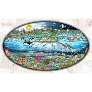 Our Oceans... The Tides of Life by Charles Fazzino (Deluxe)