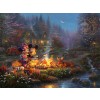 Disney Mickey and Minnie Sweetheart Campfire by Thomas Kinkade Studios