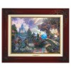 Kinkade Disney Canvas Classics: Cinderella Wishes Upon A Dream