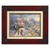 Kinkade Disney Canvas Classics: Mickey's Victorian Christmas