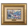 Kinkade Disney Brushworks: Beauty And The Beast's Winter Enchantment