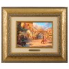 Kinkade Disney Brushworks: Rapunzel Dancing in the Sunlit Courtyard