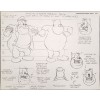 Disney Publication Model Sheet: Peg Leg Pete - Proportions signed Ollie Johnston and Frank Thomas