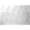 Aristocats Photostat Model Sheet: Italian Cat (1823)