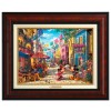 Kinkade Disney Canvas Classics: Mickey and Minnie in Mexico