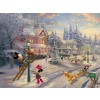 Disney Mickey's Victorian Christmas by Thomas Kinkade Studios