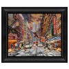 Thomas Kinkade Brushstroke Vignette: Deadpool - Snow Day